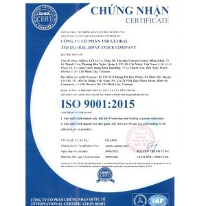 Chứng nhận ISO 9001:2015