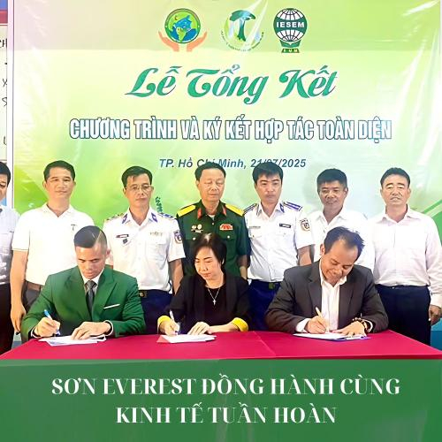 Sơn Everest Đồng Hành Thúc Đẩy Phát Triển Kinh Tế Tuần Hoàn Và Phát Triển Bền Vững